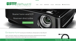 Desktop Screenshot of digiverhuur.nl